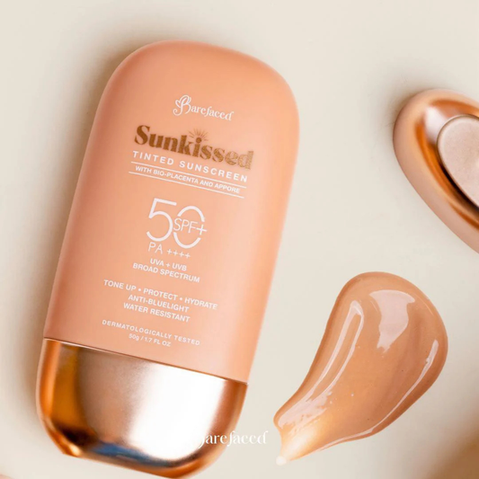 Barefaced Sunkissed Tinted Sunscreen SPF50+ PA+++ (50g)