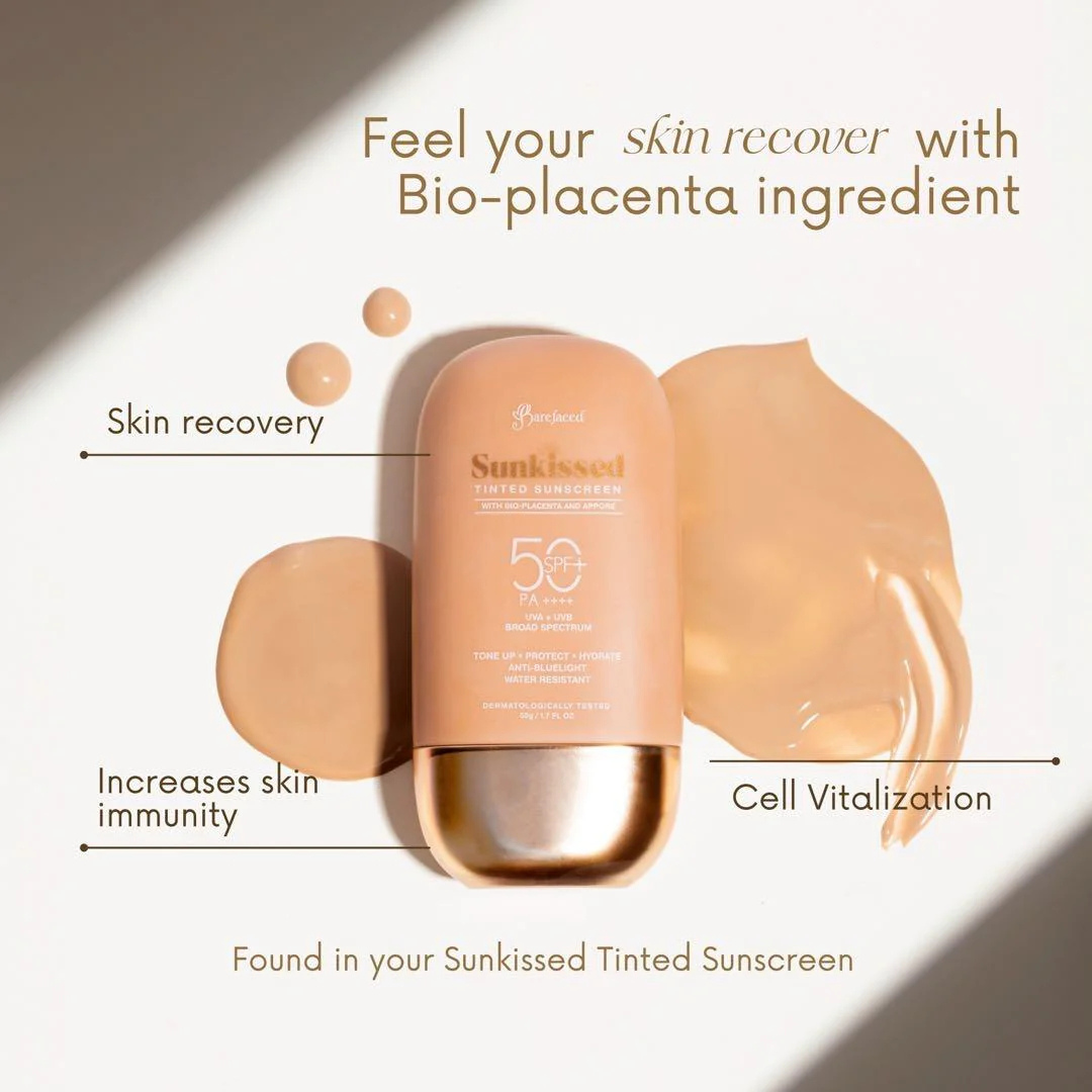 Barefaced Sunkissed Tinted Sunscreen SPF50+ PA+++ (50g)