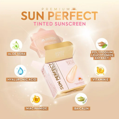 Hikari Premium Sun Perfect Tinted Sunscreen SPF50 PA++++ (50ml)