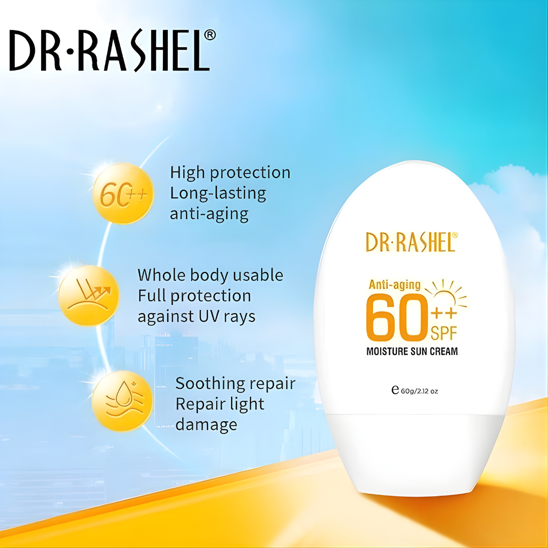 Dr. Rashel Anti-Aging & Moisture Sun Screen SPF 60++ – 60g