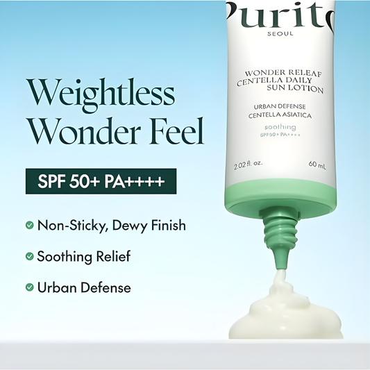 PURITO Wonder Releaf Centella Daily Sun Lotion SPF50+ PA++++ (60ml)