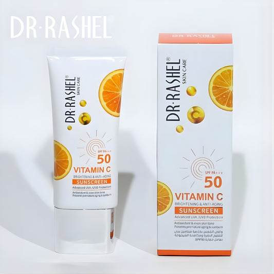Dr.Rashel Vitamin C Brightening & Anti-Aging Sunscreen SPF50 - 50g