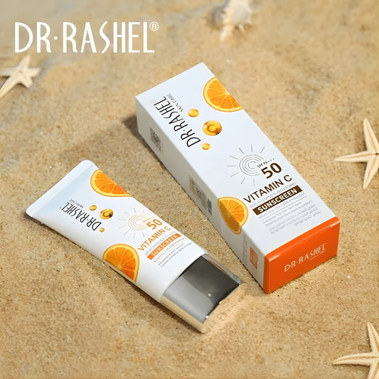 Dr.Rashel Vitamin C Brightening & Anti-Aging Sunscreen SPF50 - 50g
