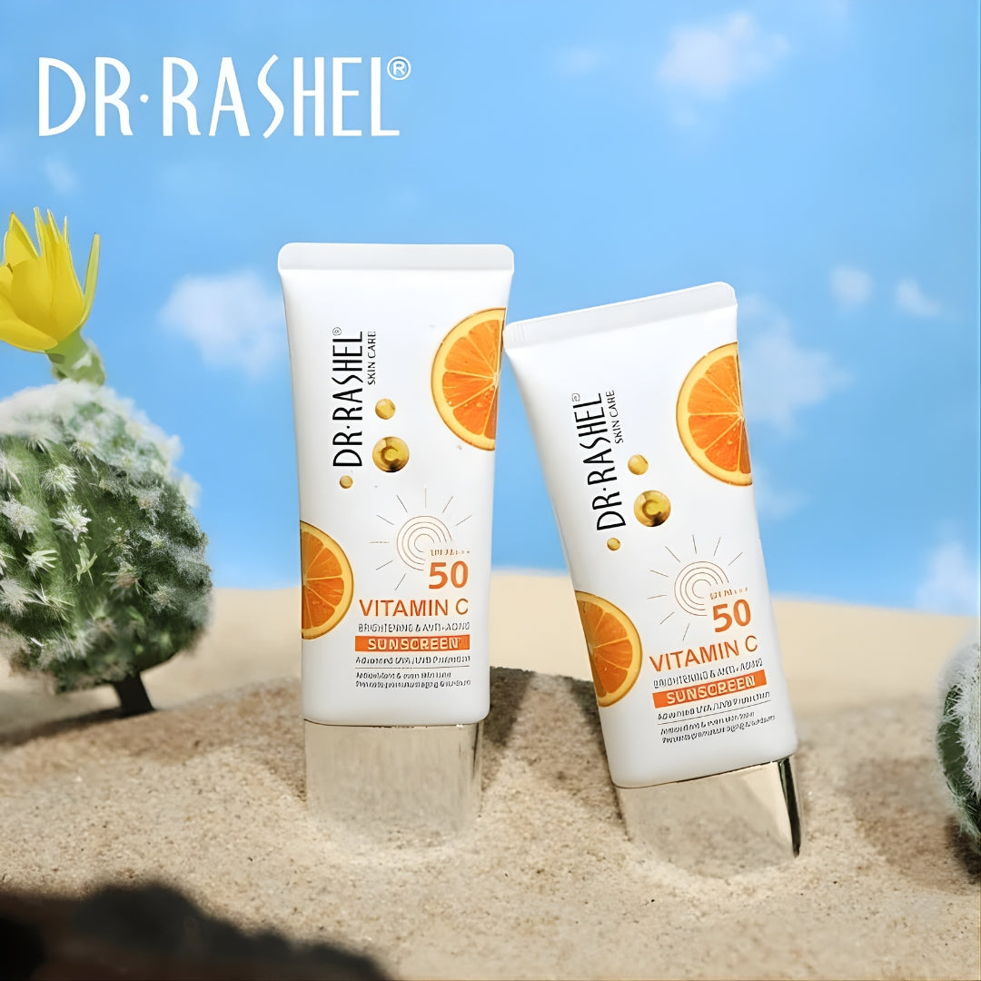 Dr.Rashel Vitamin C Brightening & Anti-Aging Sunscreen SPF50 - 50g