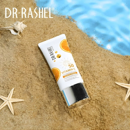 Dr.Rashel Vitamin C Brightening & Anti-Aging Sunscreen SPF50 - 50g