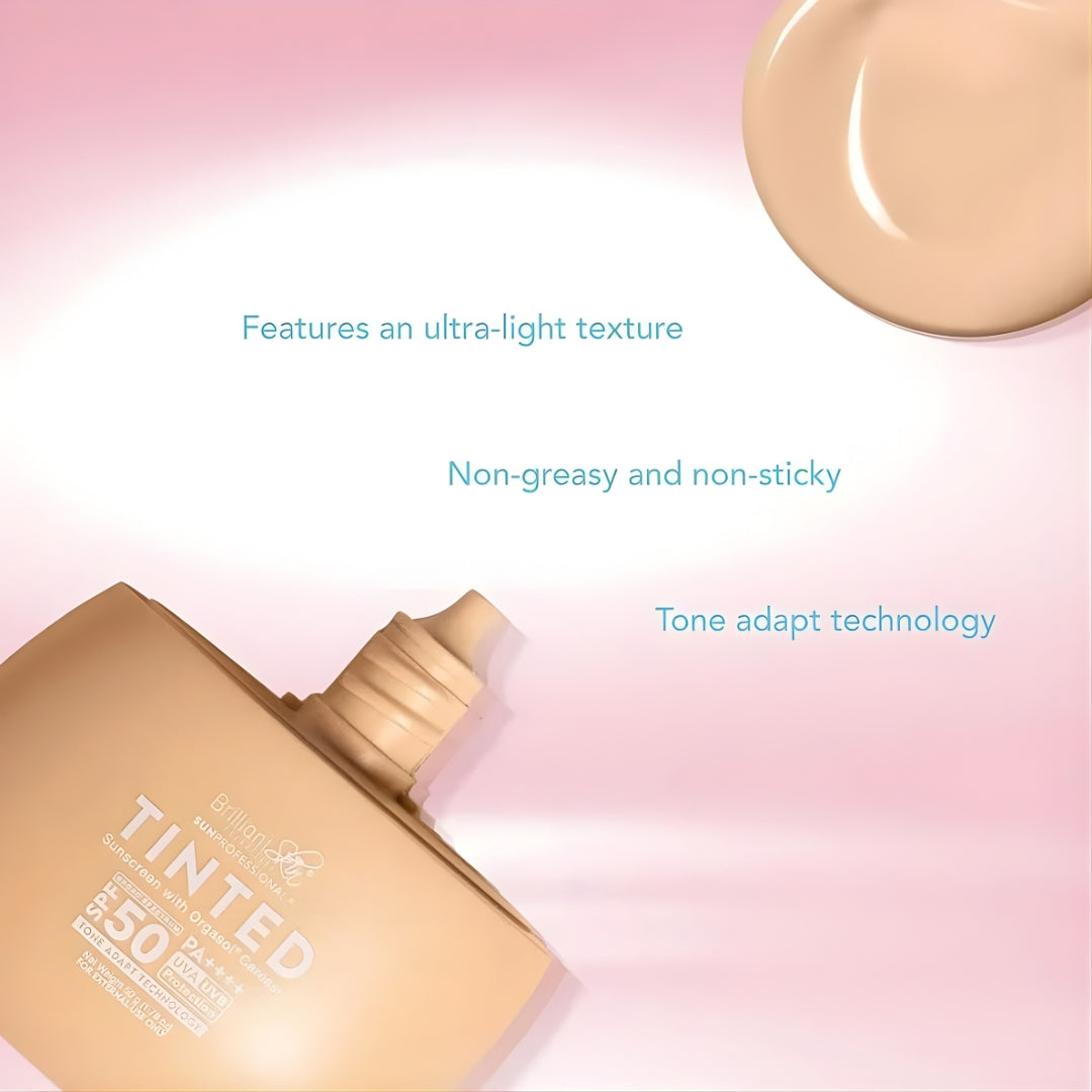 Brilliant Skin SunProfessional Tinted Sunscreen with Orgasol® Caresse SPF50 PA++++ - 50g