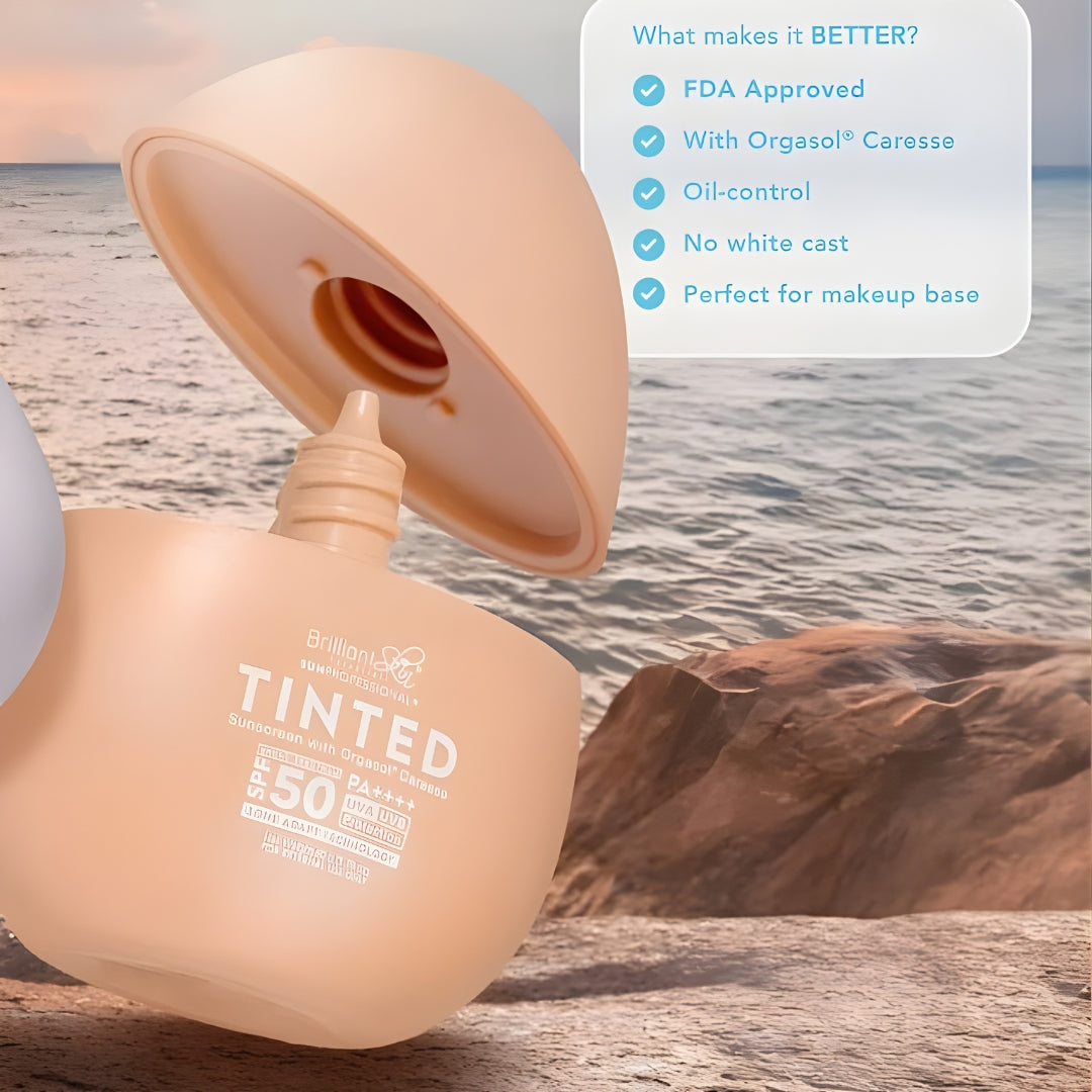 Brilliant Skin SunProfessional Tinted Sunscreen with Orgasol® Caresse SPF50 PA++++ - 50g