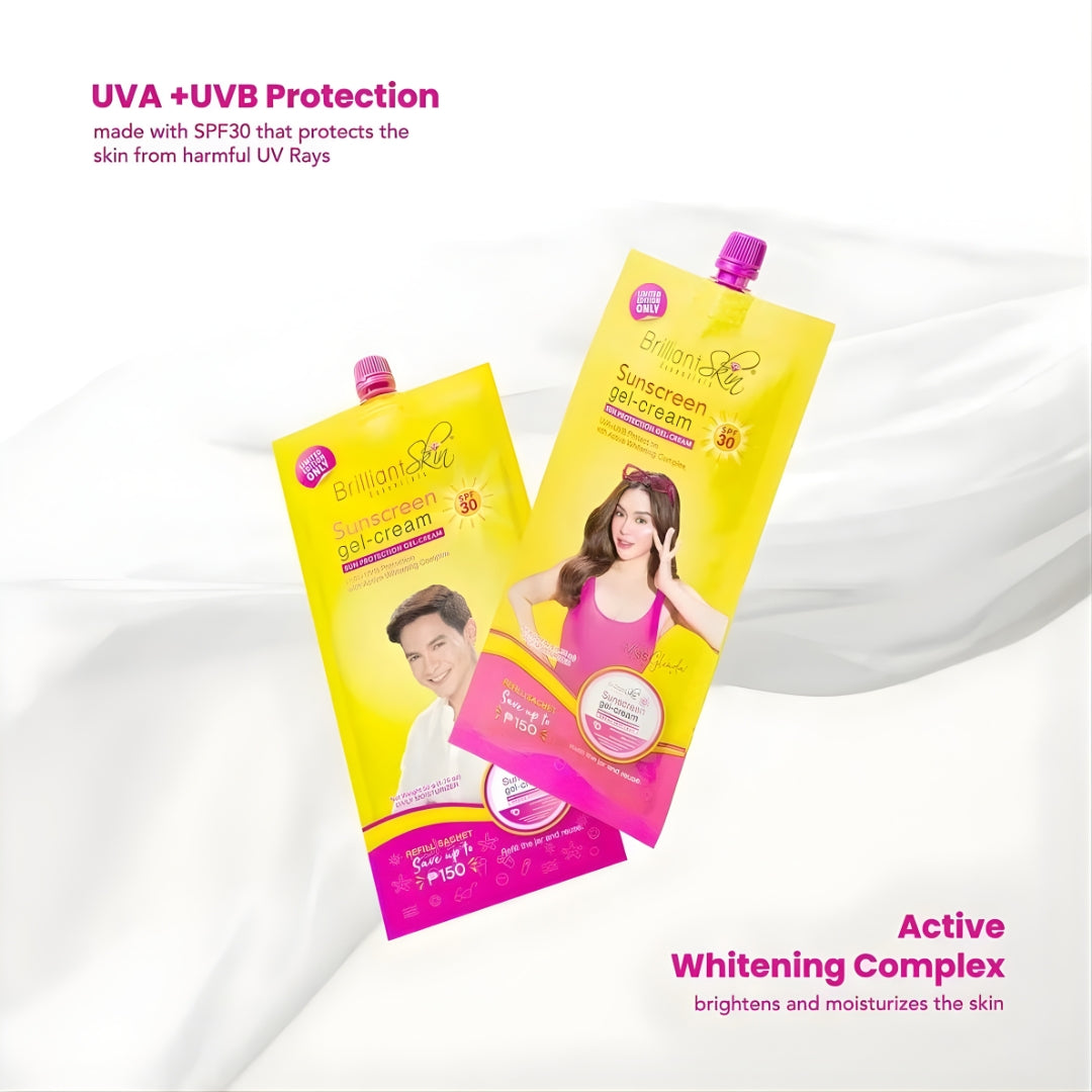 Brilliant Skin Care Sunscreen Gel Cream SPF30 - 50g