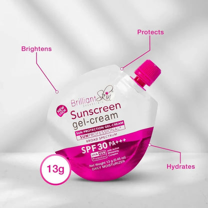 Brilliant Skin Sunscreen Gel-Cream SPF30 PA+++ - 13g