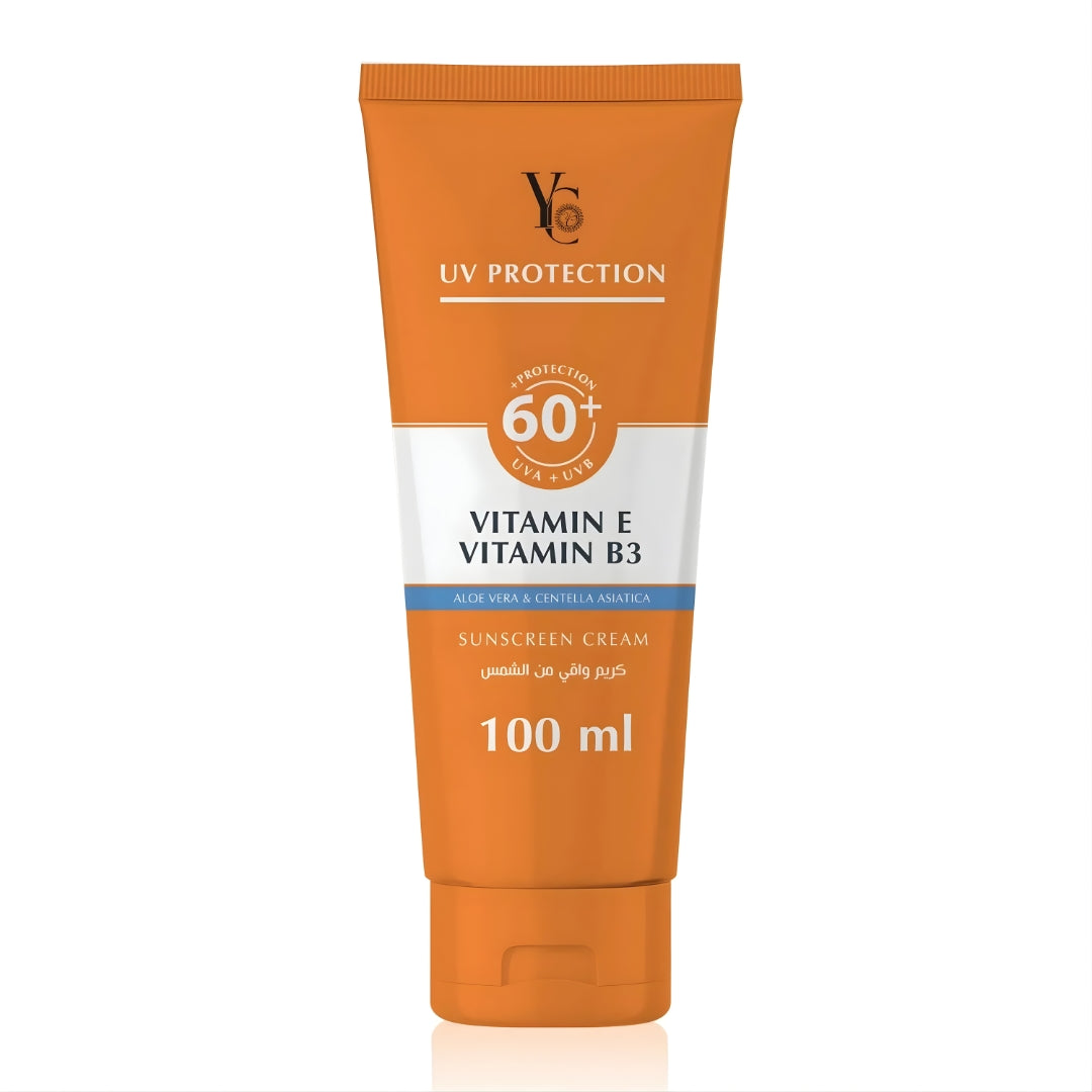 YC Sunscreen Cream UV Protection SPF 60+ 100ml