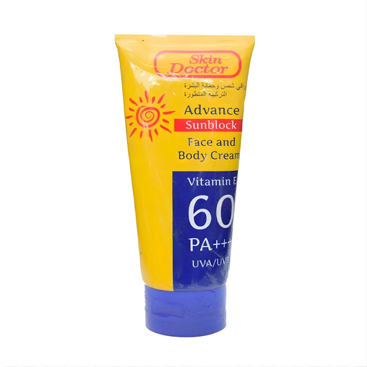 Skin Doctor Advance Sunblock Face & Body Cream Vitamin E SPF60 PA+++ – 150g