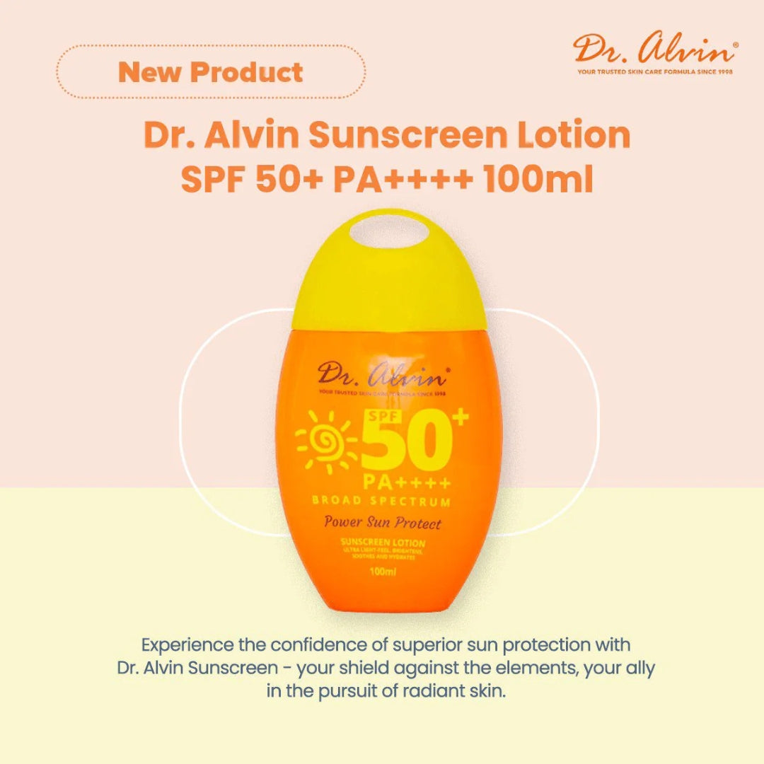 Dr. Alvin Power Sun Protect Sunscreen Lotion SPF50+ PA+++ (100ml)