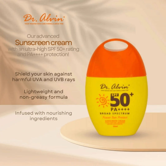 Dr. Alvin Power Sun Protect Sunscreen Lotion SPF50+ PA+++ (50ml)
