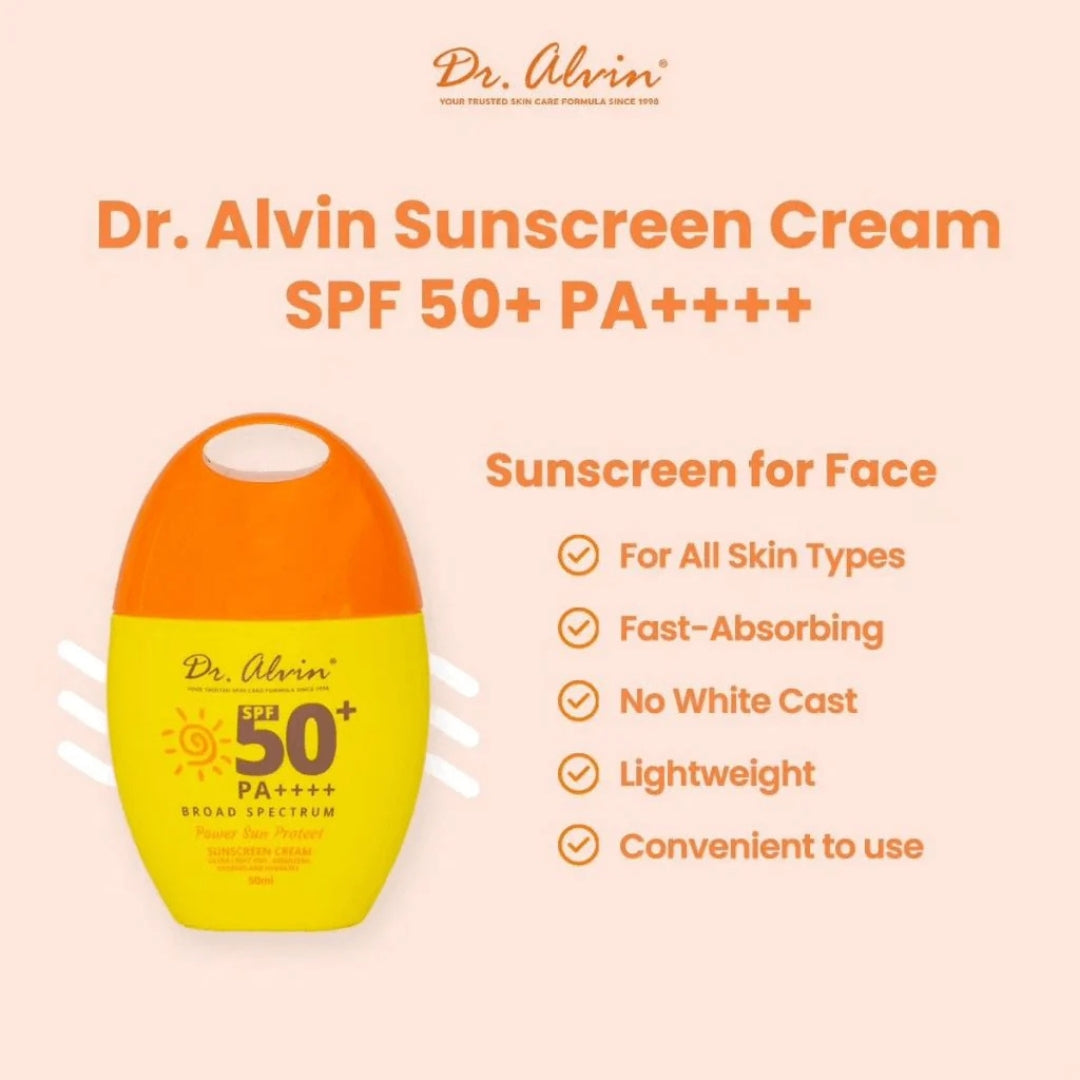 Dr. Alvin Power Sun Protect Sunscreen Lotion SPF50+ PA+++ (50ml)
