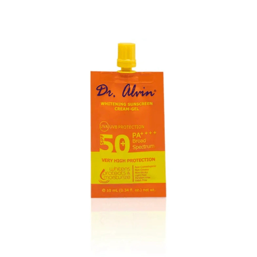Dr. Alvin Whitening Sunscreen Cream-Gel SPF50 PA++++ (10ml)