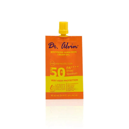 Dr. Alvin Whitening Sunscreen Cream-Gel SPF50 PA++++ (10ml)