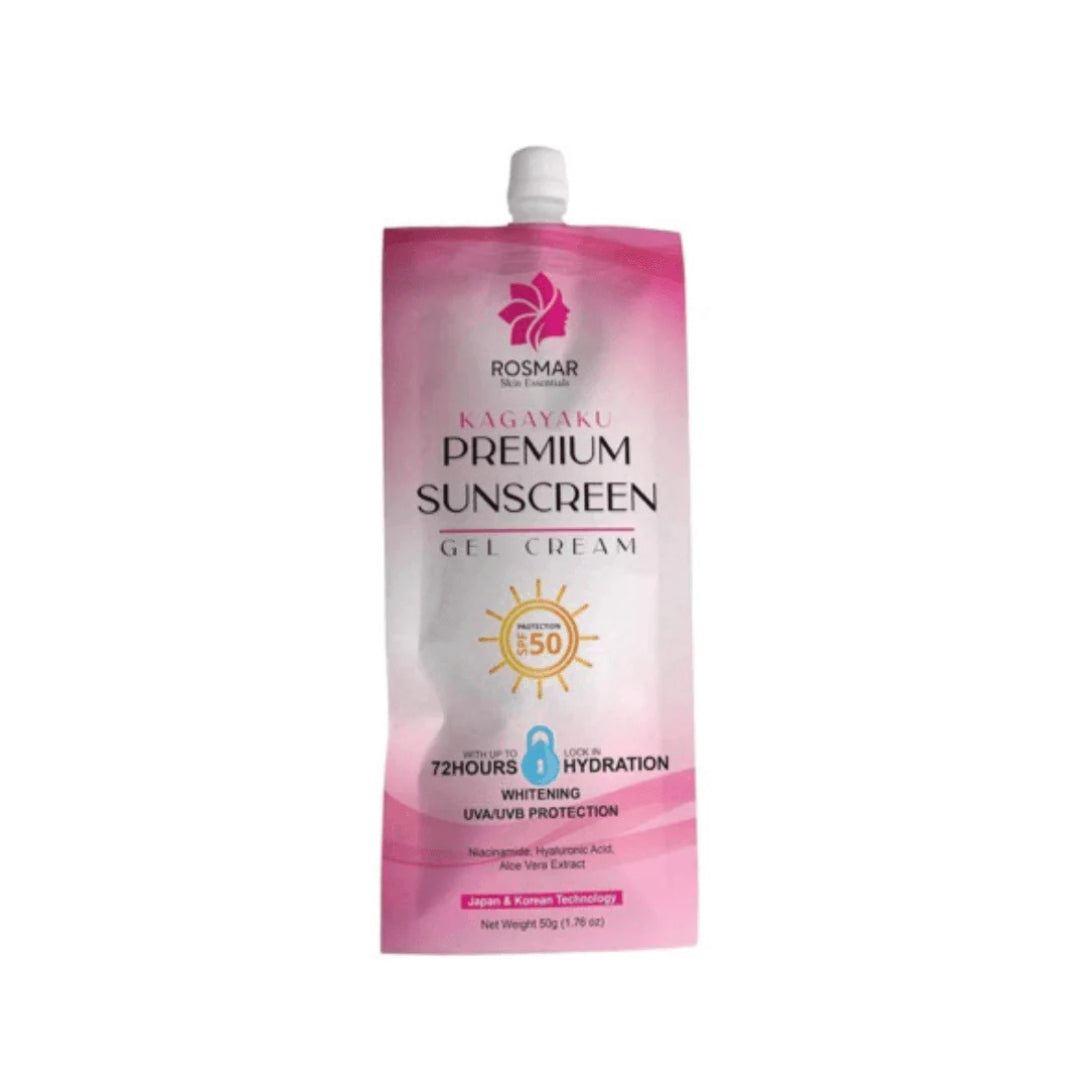 Rosmar Kagayaku Premium Sunscreen Gel Cream SPF50 (50g)