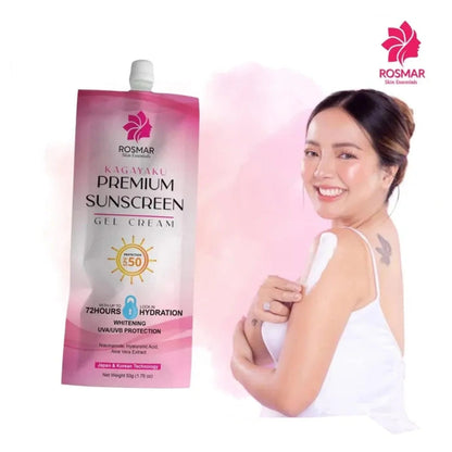 Rosmar Kagayaku Premium Sunscreen Gel Cream SPF50 (50g)