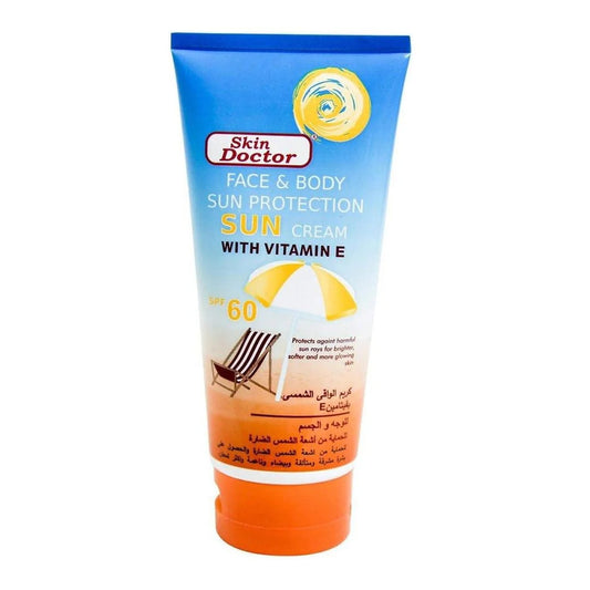 Skin Doctor Face & Body Sun Protection Cream SPF 60 with Vitamin E (150g)