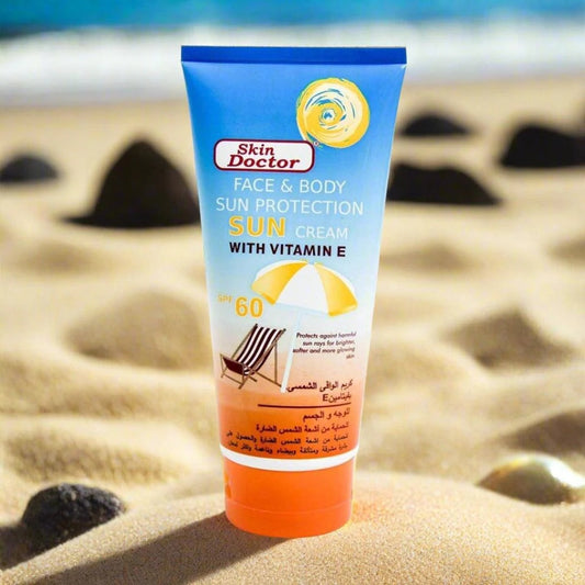 Skin Doctor Face & Body Sun Protection Cream SPF 60 with Vitamin E (150g)