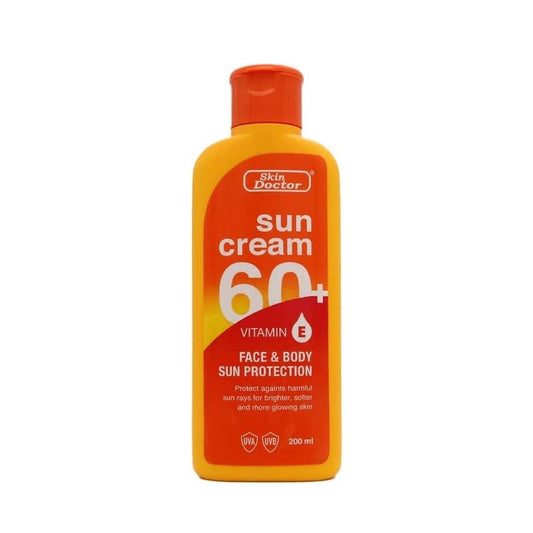 Skin Doctor Face & Body Sun Protection Cream SPF 60+ with Vitamin E (200ml)