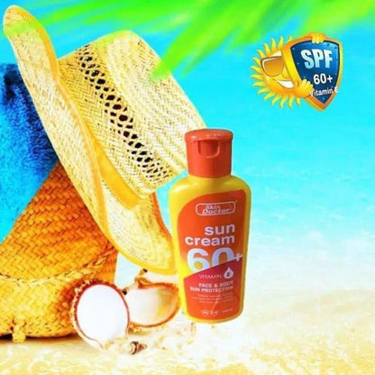 Skin Doctor Face & Body Sun Protection Cream SPF 60+ with Vitamin E (200ml)