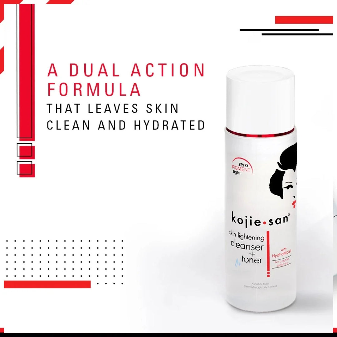 Kojie San Skin Lightening Cleanser + Toner (100ml)