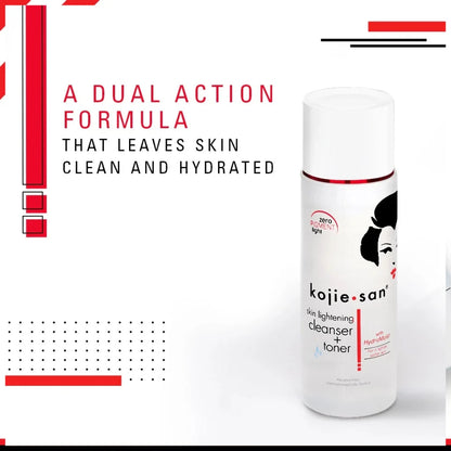 Kojie San Skin Lightening Cleanser + Toner (100ml)