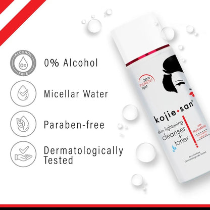 Kojie San Skin Lightening Cleanser + Toner (100ml)