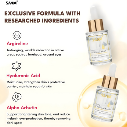 SAAM Young and Radiance Serum (30ml)