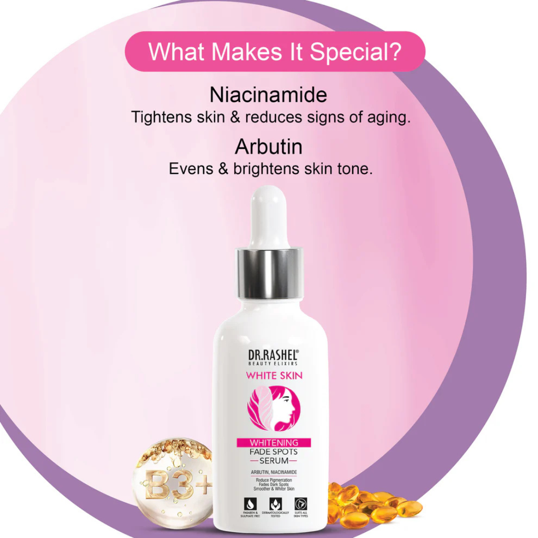 Dr.Rashel White Skin Fade Spots Serum with Niacinamide & Arbutin (50ml)