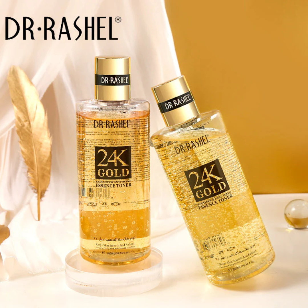 Dr.Rashel 24K Gold Radiance & Anti-Aging Essence Toner (300ml)