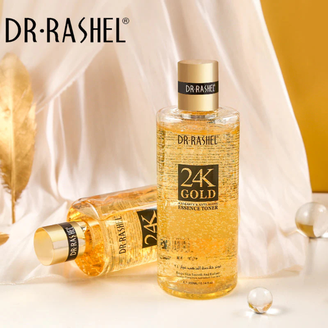 Dr.Rashel 24K Gold Radiance & Anti-Aging Essence Toner (300ml)