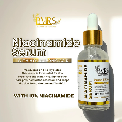 BMRS Niacinamide Serum 10% with Hyaluronic Acid (30ml)