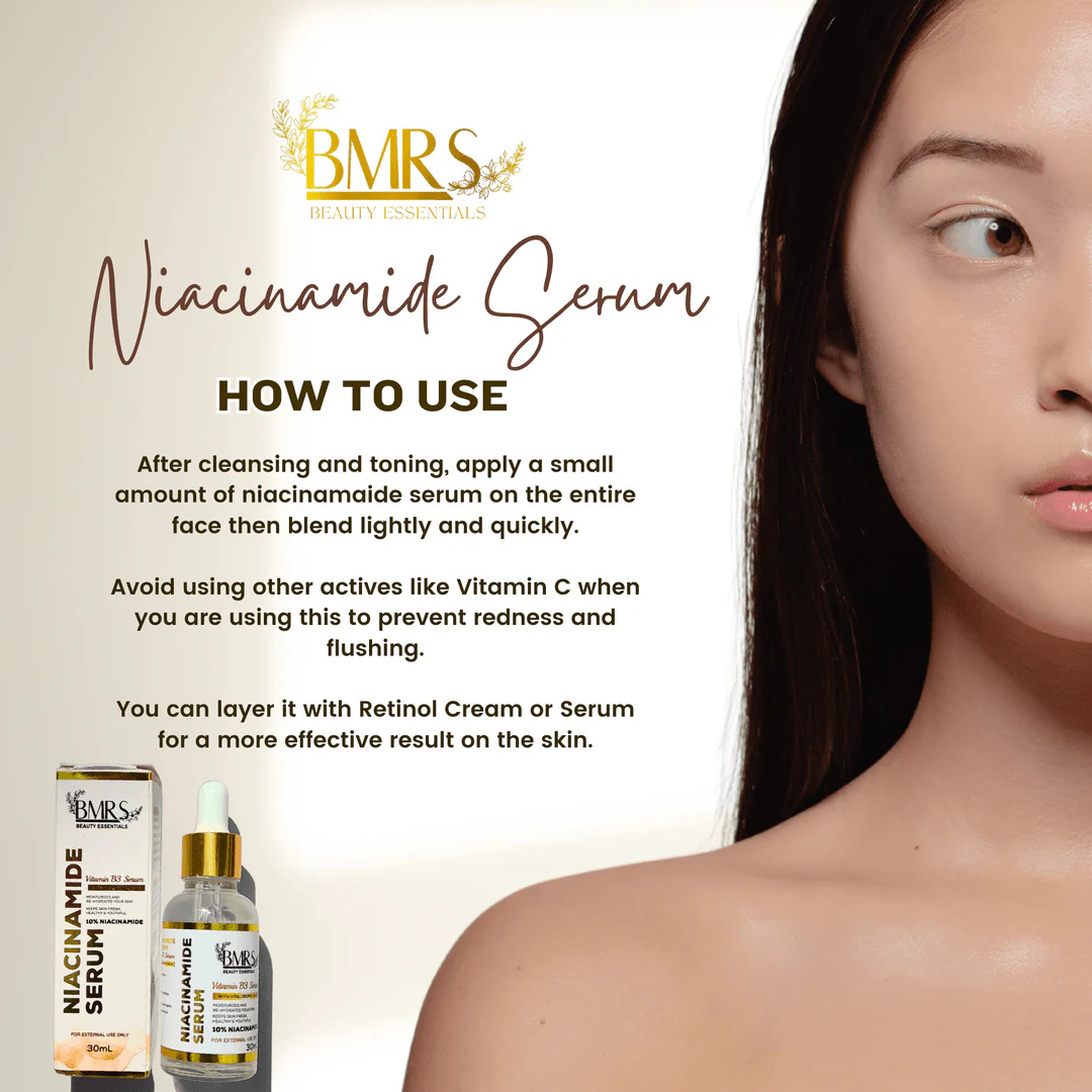 BMRS Niacinamide Serum 10% with Hyaluronic Acid (30ml)