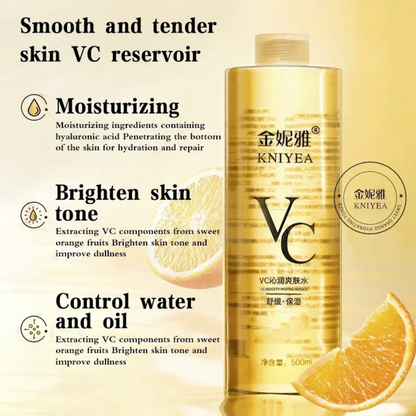 KNIYEA VC Soothing Toner – Vitamin C Brightening Care (500ml)