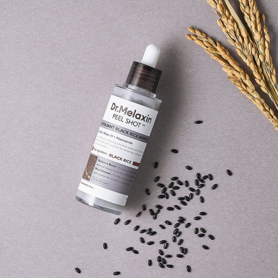 Dr. Melaxin Peel Shot Exfoliating Black Rice Serum (80ml)