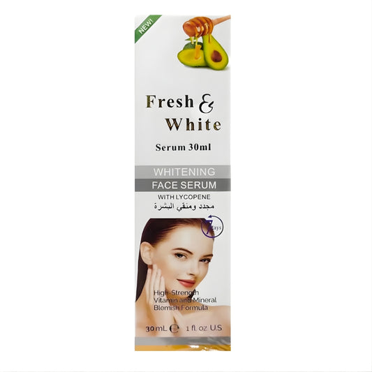 Fresh & White Face Serum with Lycopene Brightening Formula 30ml