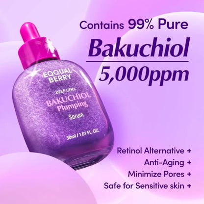 EQQUALBERRY Deep Cera Bakuchiol Plumping Serum (30ml)