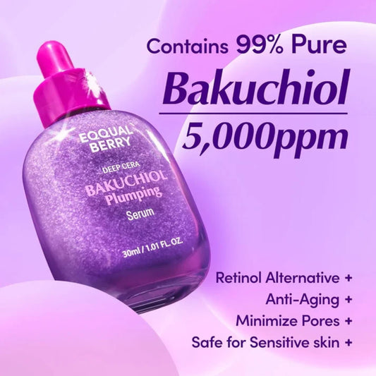 EQQUALBERRY Deep Cera Bakuchiol Plumping Serum (30ml)