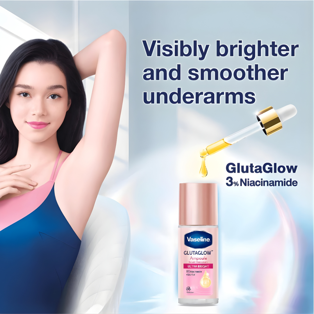 Vaseline Glutaglow Ultra Bright Ampoule Serum Deodorant (45ml)