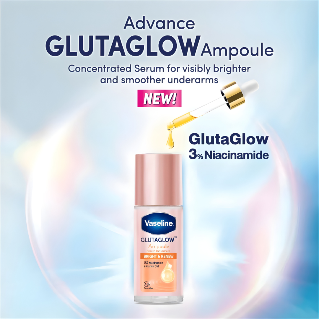 Vaseline GlutaGlow Bright & Renew Ampoule Serum Deodorant (45ml)