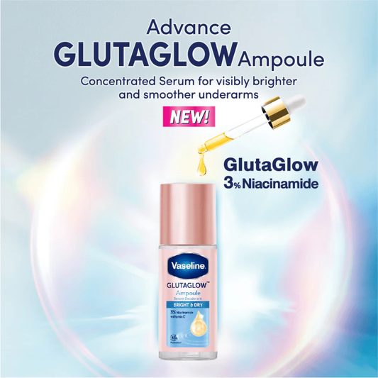 Vaseline GlutaGlow Bright & Dry Ampoule Serum Deodorant (45ml)