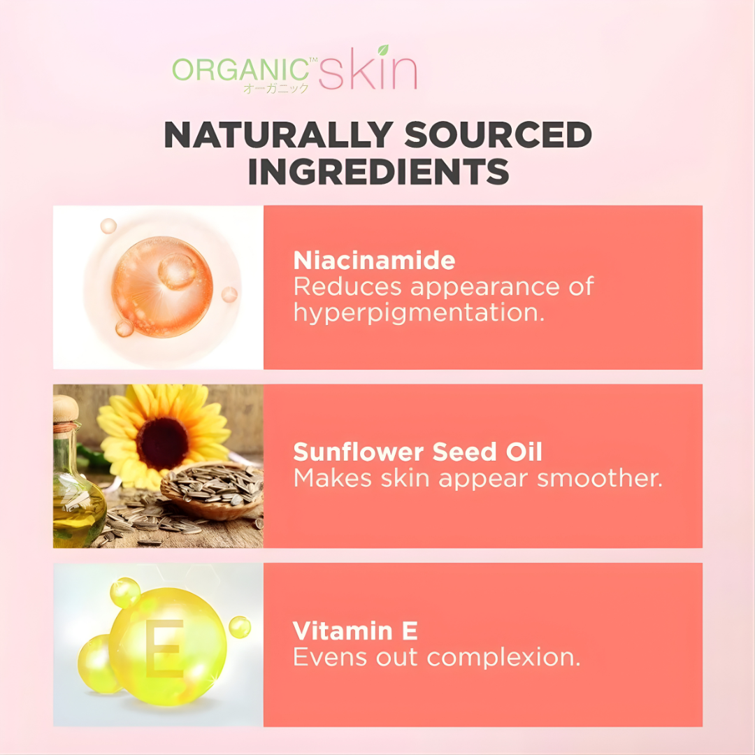 Organic Skin Brightening Expert Underarm Deodorant Roll-On (40ml)