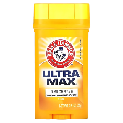 Arm & Hammer Ultra Max Solid Deodorant Unscented – 73g