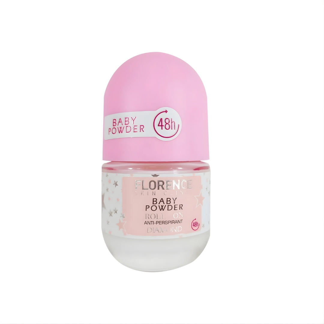 Florence Baby Powder Anti-Perspirant Roll On 50ml