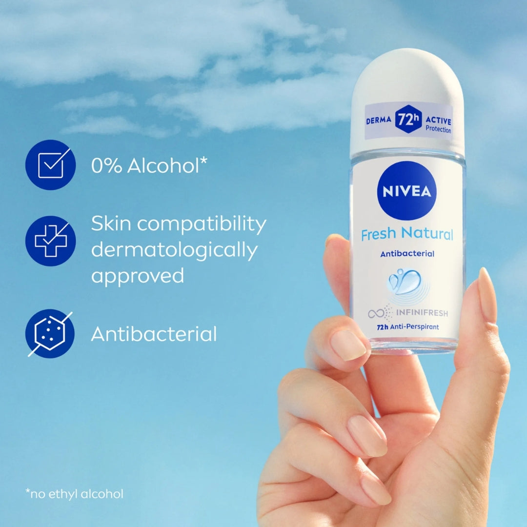 Nivea Fresh Natural Roll On Deodorant 50ml