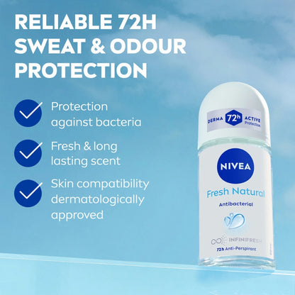 Nivea Fresh Natural Roll On Deodorant 50ml