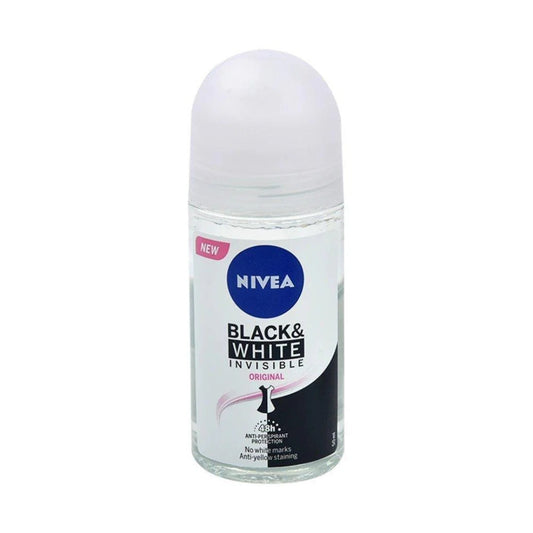 Nivea Black & White Invisible Original Roll-On Deodorant 50ml