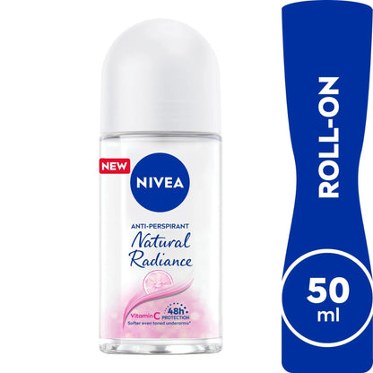 Nivea Natural Radiance Antiperspirant Roll-On 50ml
